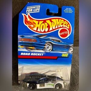 Hot Wheels Road Rocket Toy Car - white